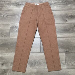 Everlane The Dream Pants Mid Rise Tiger’s Eye Brown Ankle Trousers Size XS